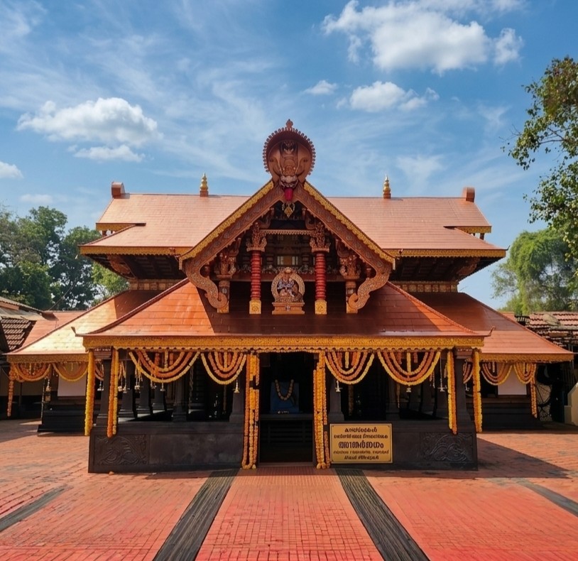 Madayi Kavu Temple at Evening